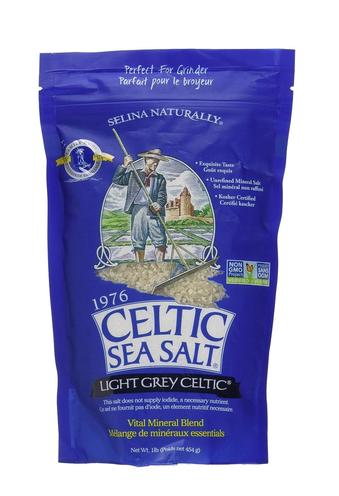 Celtic Sea Salt, Light Grey Celtic, Vital Mineral Blend, 1 lb 