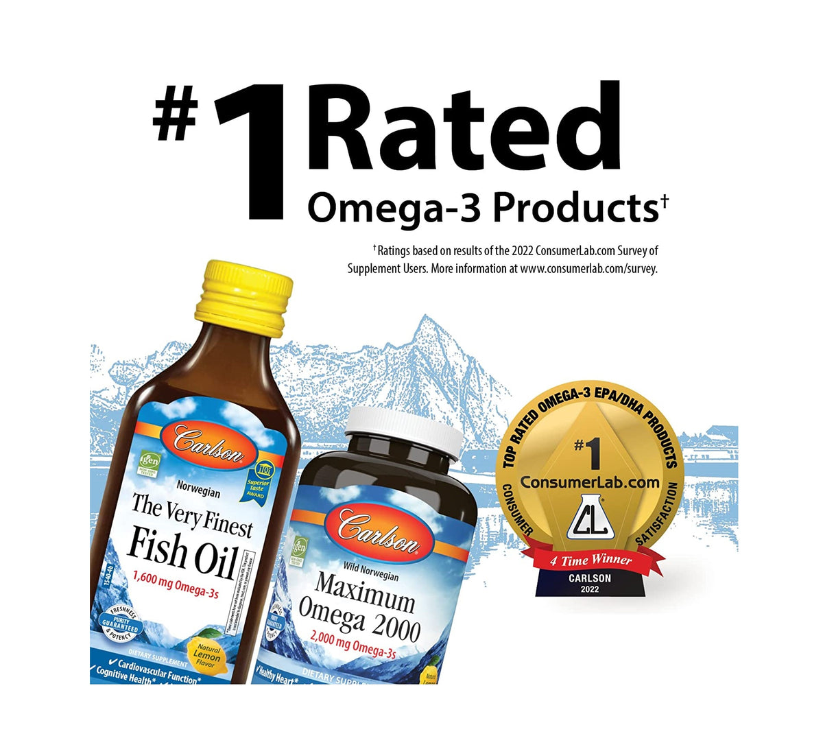 "Get Your Daily Dose of Omega3s with Carlson Fish Oil Liquid Here's