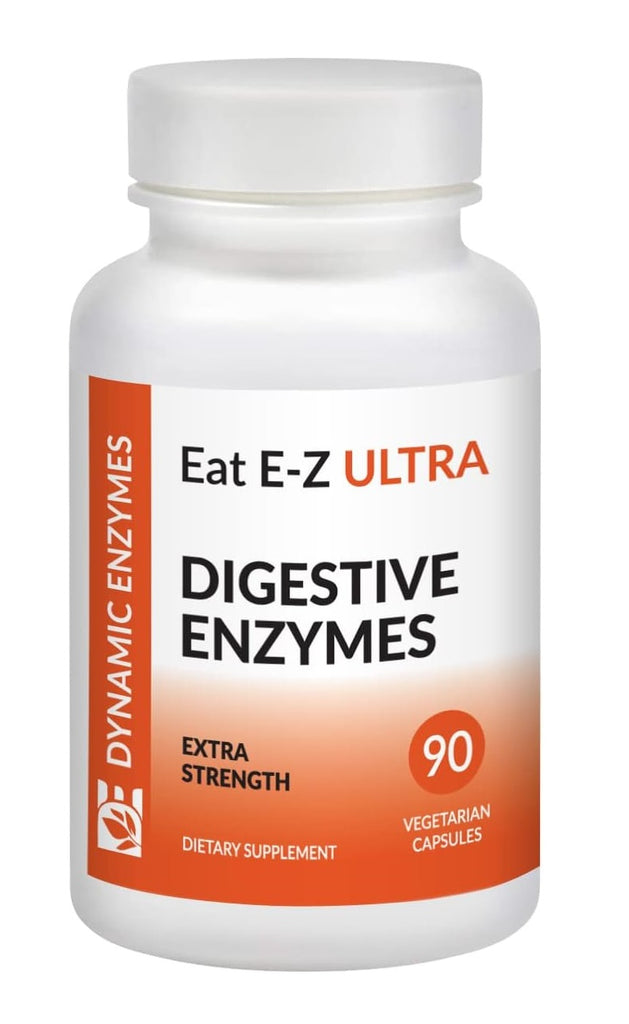 Dynamic Enzymes Eat E-Z Ultra Extra-Strength Digestive Support 90 Capsules - Sale
