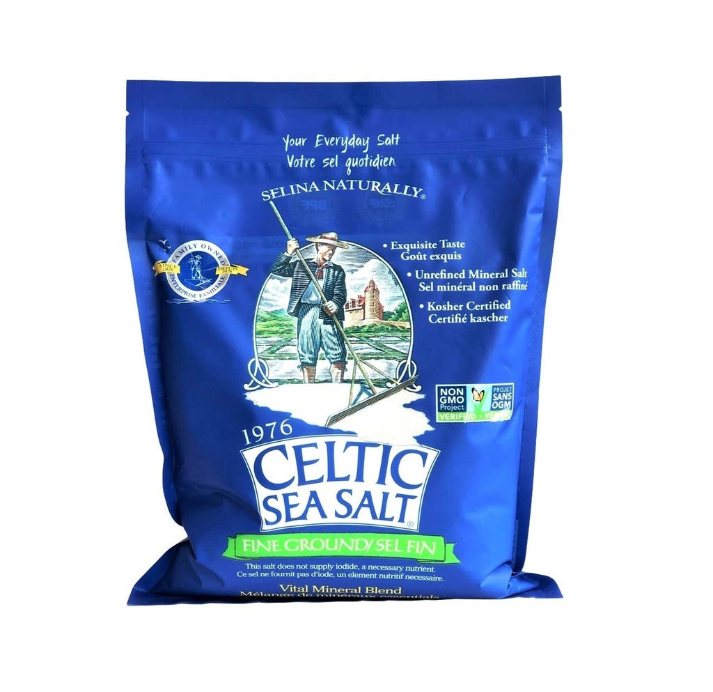 Celtic Sea Salt, Fine Ground Resealable Bag, 5 lbs