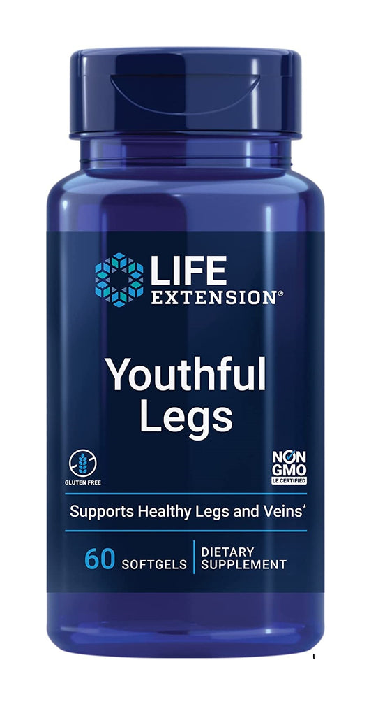 Life Extension, Youthful Legs , 60 Softgels