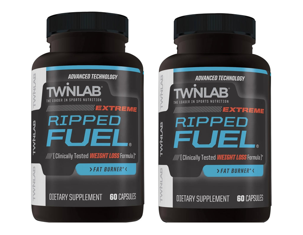 Twinlab Ripped Fuel Extreme 60 Capsules - 2 Pack