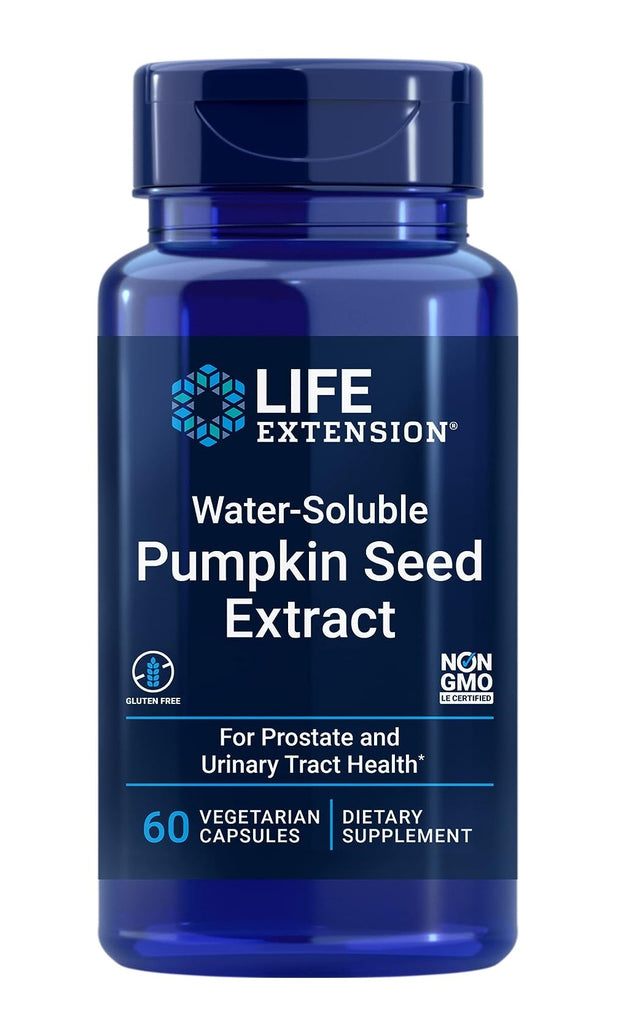 Life Extension Water Soluble Pumpkin Seed Extract 60 Vegetarian Capsules