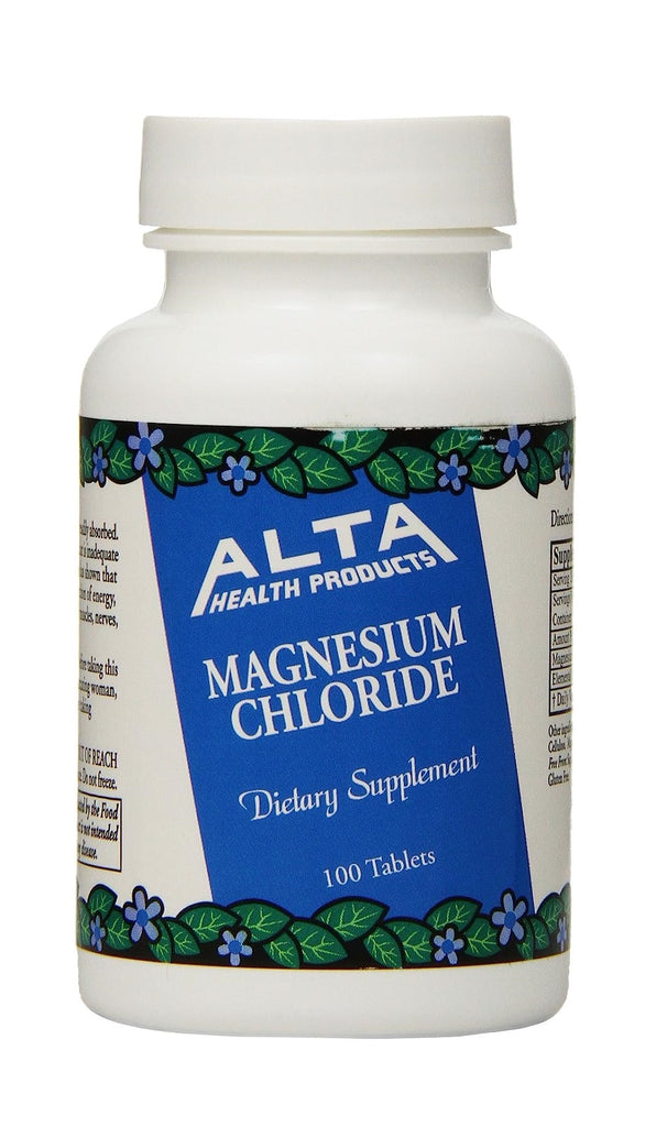 Alta Health Magnesium Chloride Tablets, 100 Count