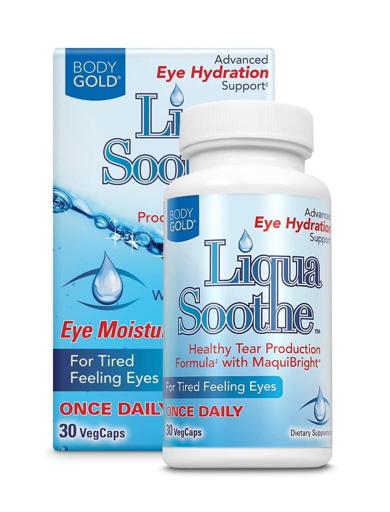 Body Gold Liqua Soothe Eye Health Supplement, 30 VegCaps