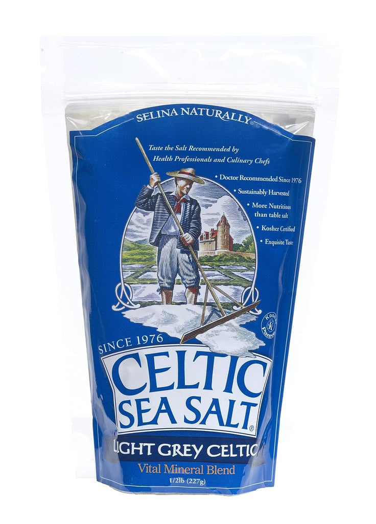 Celtic Sea Salt, Light Grey Celtic, Vital Mineral Blend, 1/2 lb