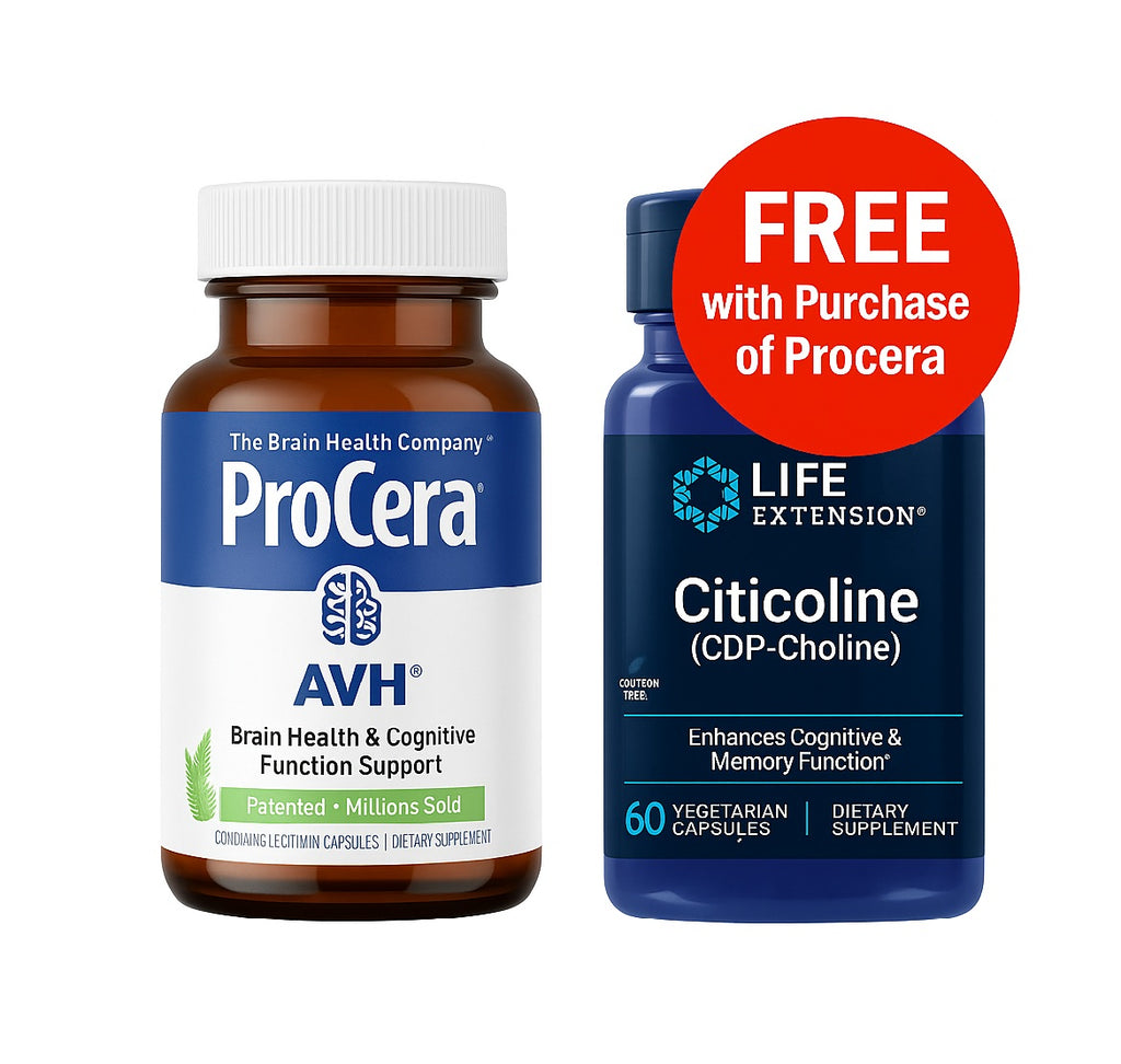 Procera AVH Capsules & life extension  Cdp 90 Capsules Bonus
