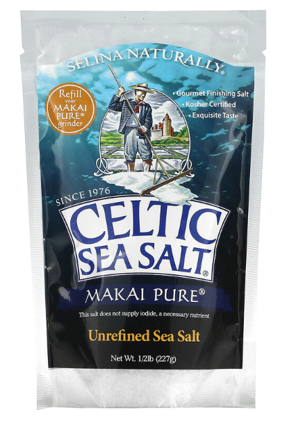 Celtic Sea Salt, Makai Pure, Unrefined Sea Salt, 1/2 lb (227 g)