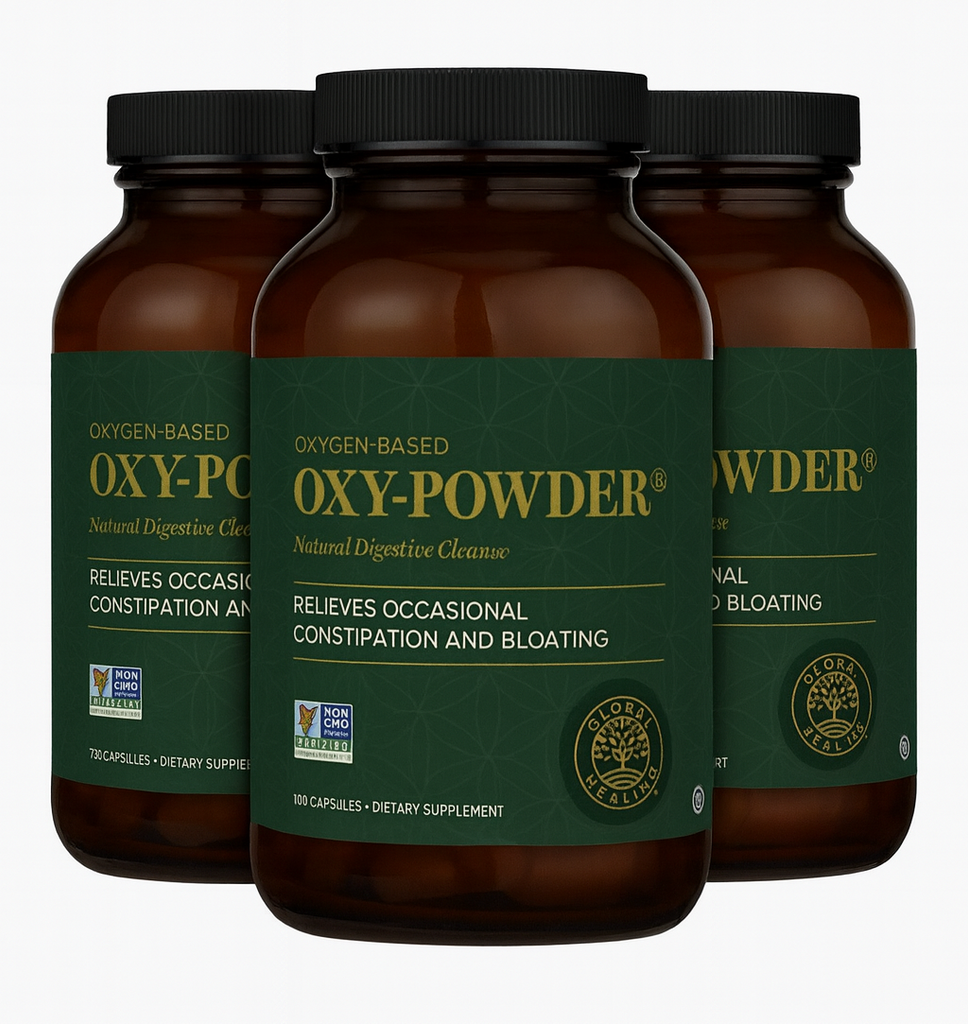 Global Healing Oxy-Powder 120 Capsules 3 Pack