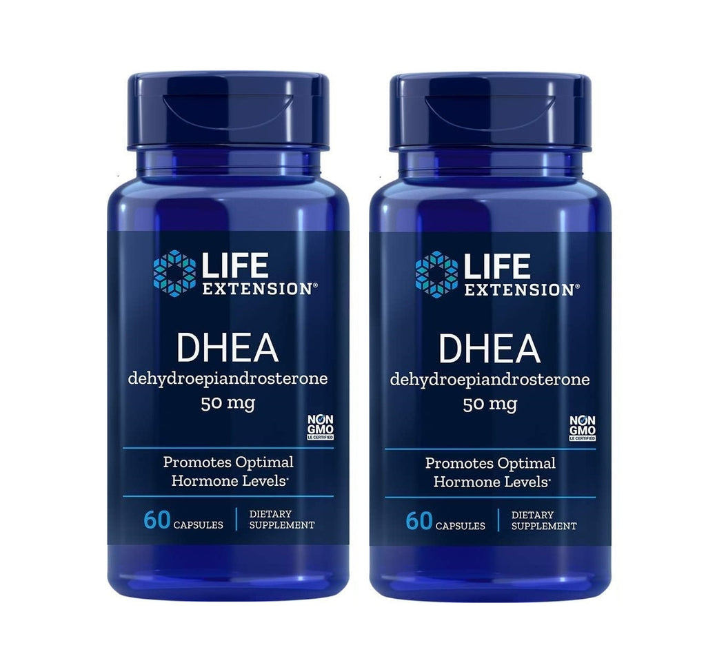 Life Extension, DHEA, 50 mg, 60 Capsules 2 Pack