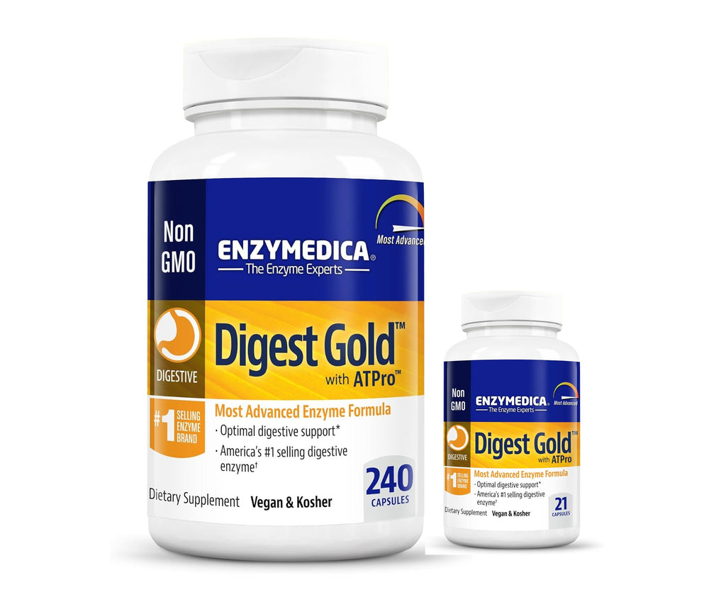 Enzymedica, Digest Gold with ATPro, 240 Capsules - With Bonus bottle