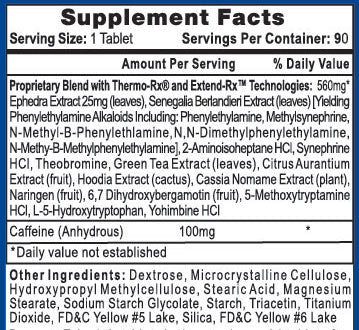 Hi Tech Pharmaceuticals | Worlds Most Advanced Weight Loss Aid | 90ct (yellow tablets)