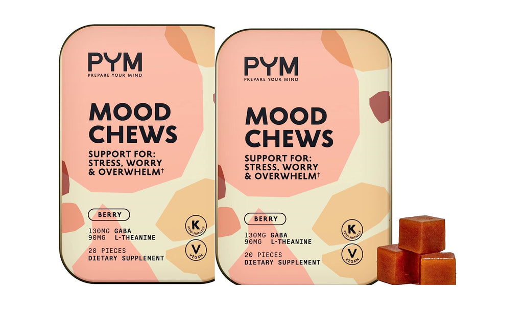 PYM Original Mood Chews Supplement Sour Berry - pack of 2
