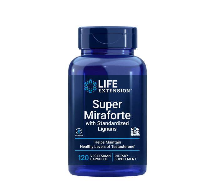 Super Miraforte With Standardized Lignans 120 Vegetarian Capsules by Life Extension