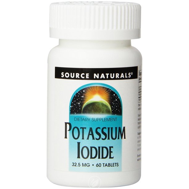 Potassium Iodide 60 Tabs By Source Naturals