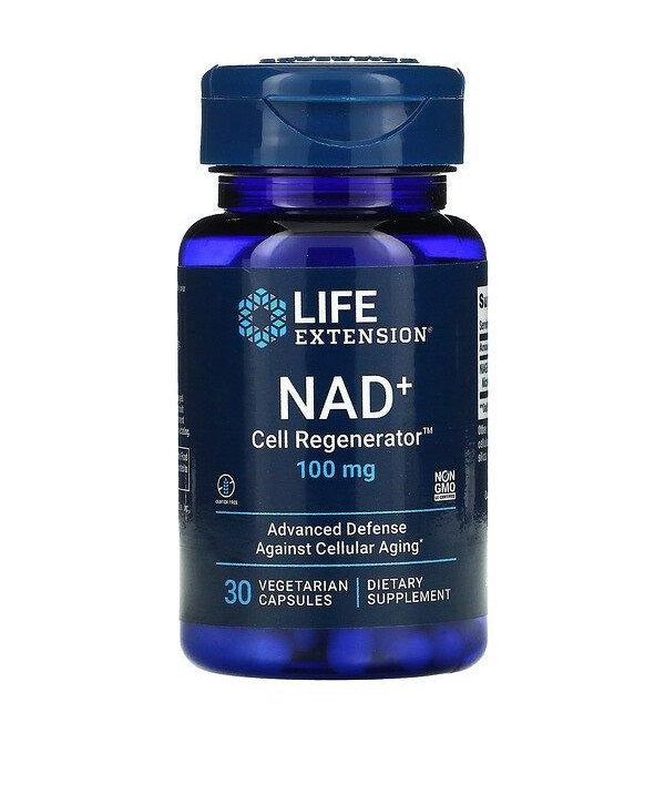 Life Extension NAD plus Cell Regenerator Nicotinamide Riboside  100 mg  30 Capsules