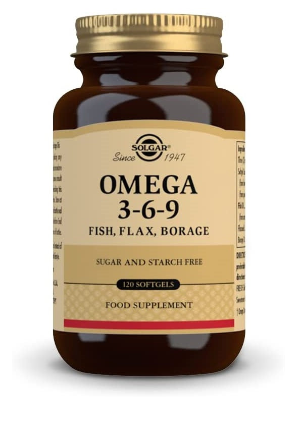 Solgar, Omega 3-6-9, 1,300 mg, 120 Softgels