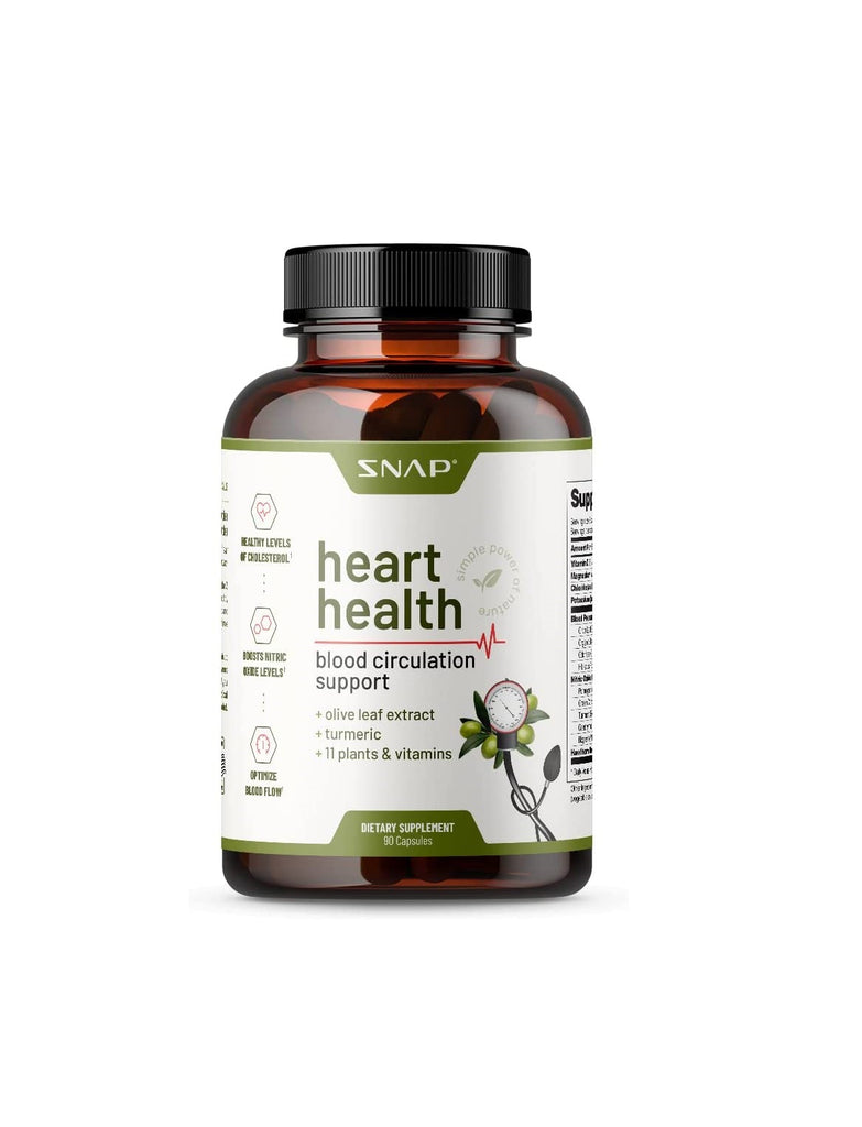 Snap Supplements Heart Health Support, 90 Capsules - Introductory Pricing