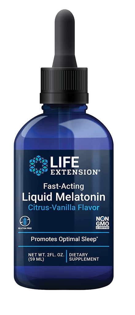 Life Extension, Fast-Acting Liquid Melatonin, Citrus-Vanilla, 2 fl oz (59 ml)