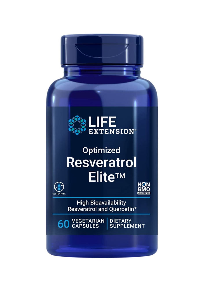 Life Extension, Optimized Resveratrol Elite, 60 Vegetarian Capsules