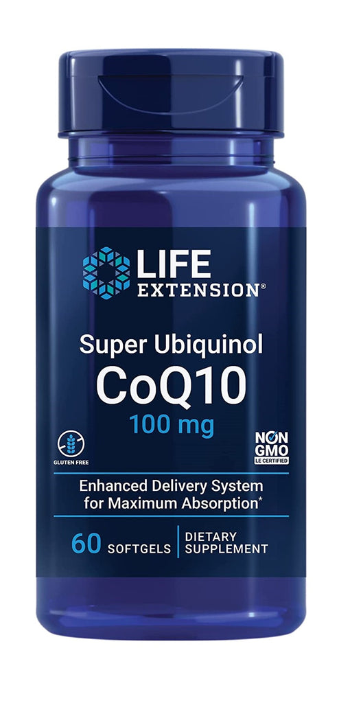Life Extension Super Ubiquinol CoQ10 100 mg, 60 softgels