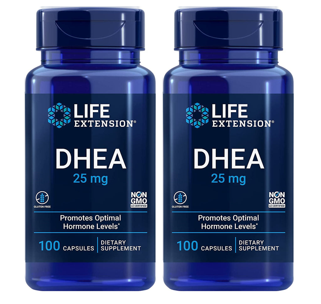 Life Extension DHEA 25 mg 2 bottles