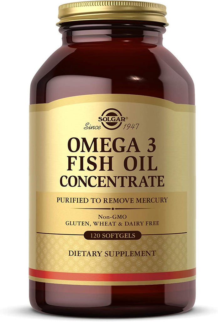 Solgar, Omega-3 Fish Oil Concentrate, 120 Softgels