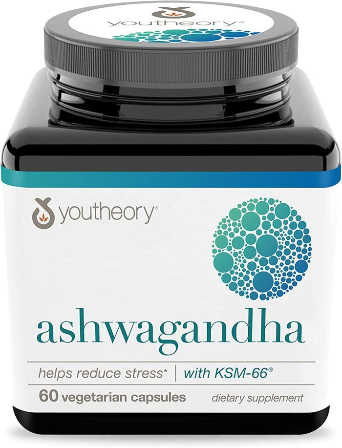 Youtheory Ashwagandha  60 Capsules