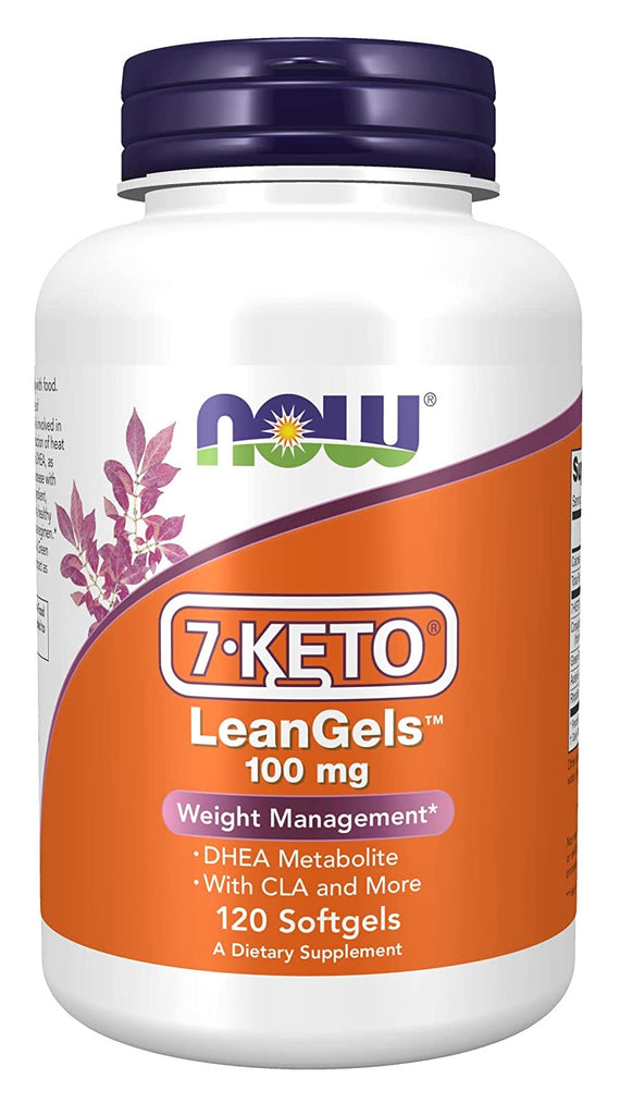 Now Foods 7-Keto 100mg Leangels 120 Softgels