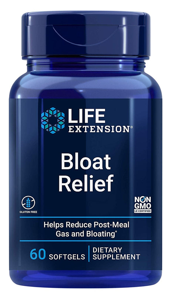 Life Extension, Bloat Relief, 60 Softgels
