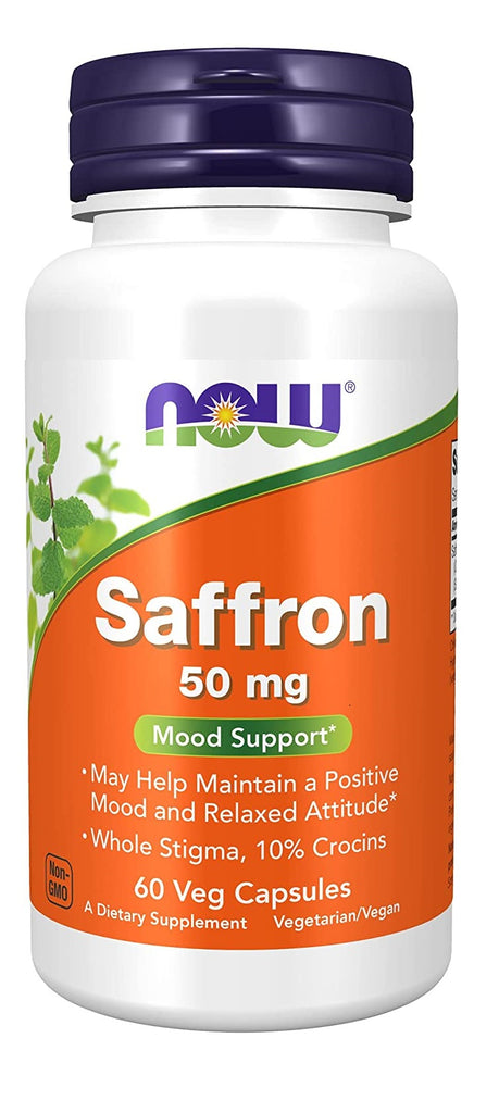 NOW Foods, Saffron, 50 mg, 60 Veg Capsules