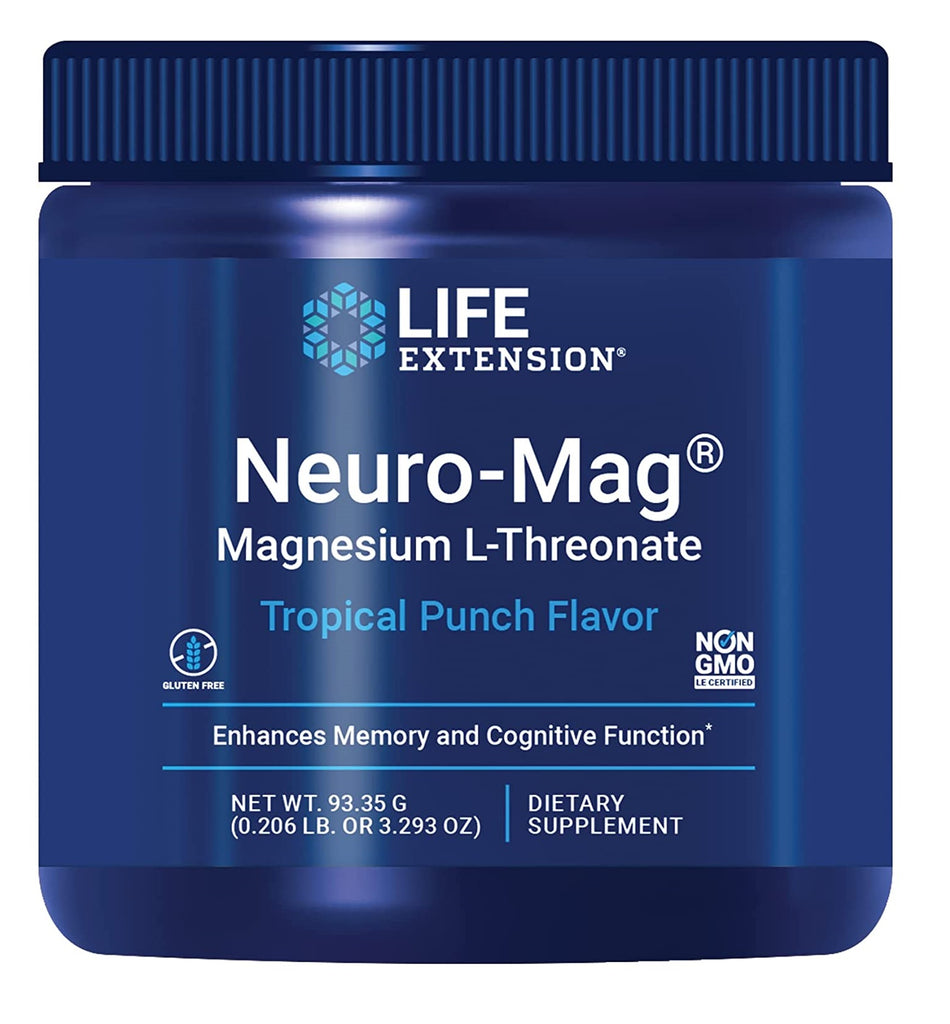 Life Extension, Neuro-Mag, Magnesium L-Threonate, Tropical Punch , 3.293 oz (93.35 g)