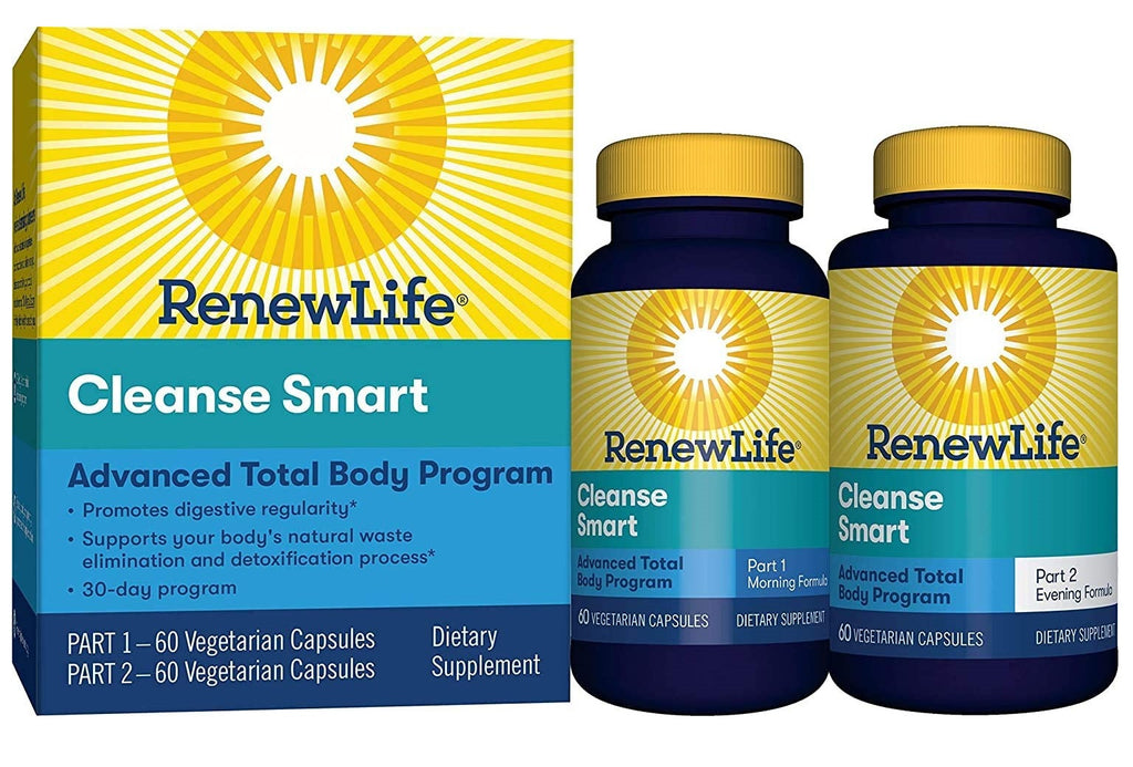 Renew Life, Cleanse Smart, 2 Bottles, 60 Vegetarian Capsules Each