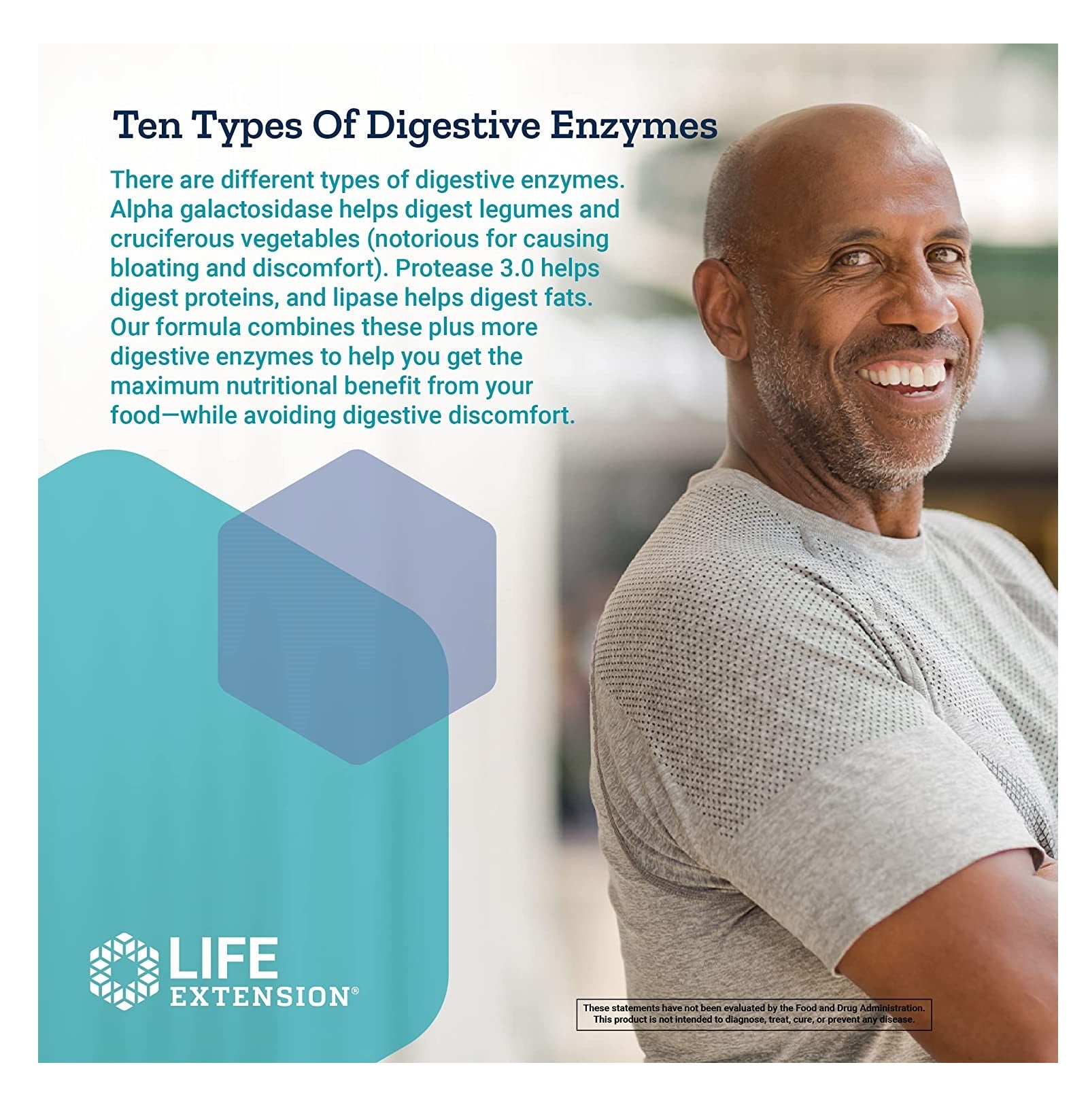 Life Extension, Enhanced Super Digestive Enzymes and Probiotics, 60 Ve