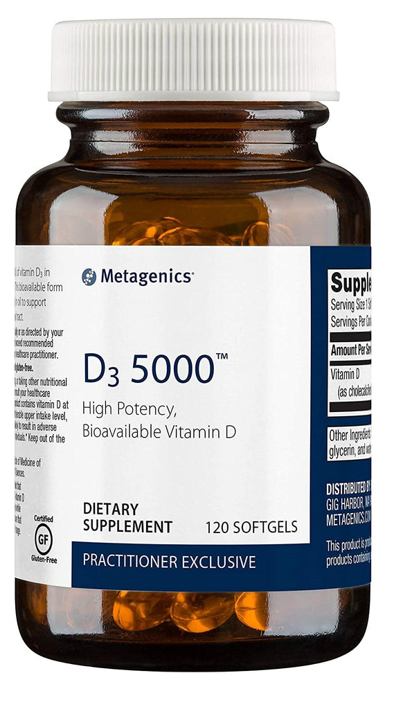 D3 5000 IU 120 Softgels