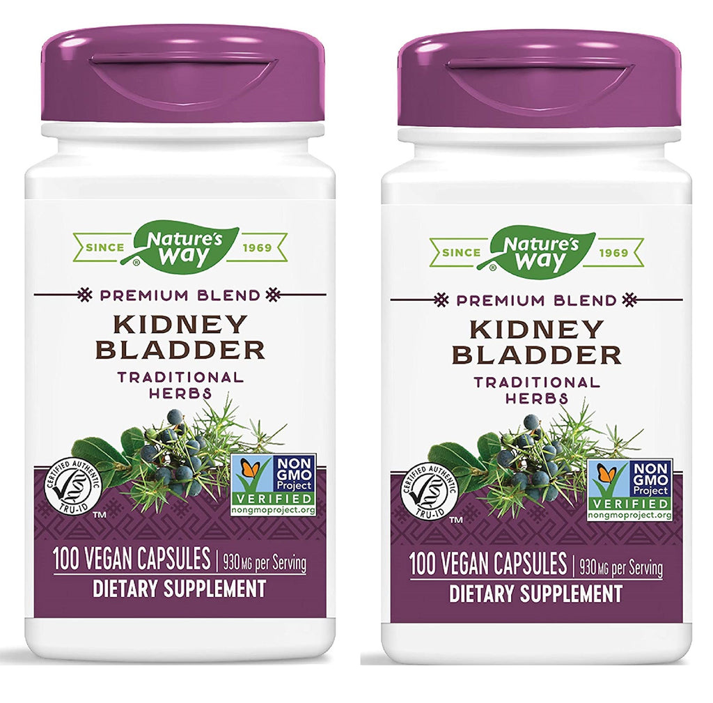 Nature's Way, Kidney Bladder, 465 mg, 100 Vegan Capsules  2 bottles