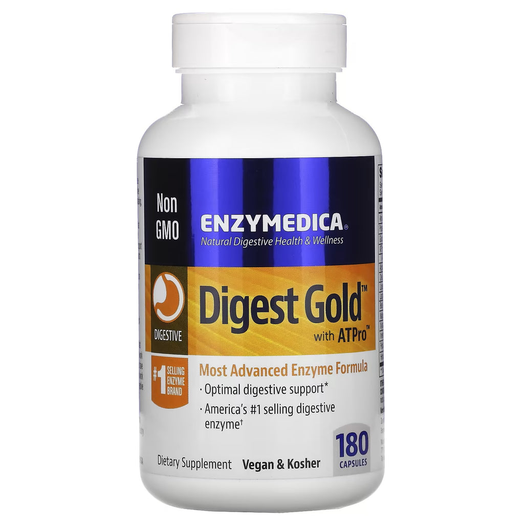 Enzymedica, Digest Gold with ATPro, 180 Capsules