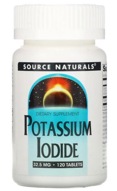 Potassium Iodide 120 Tabs By Source Naturals