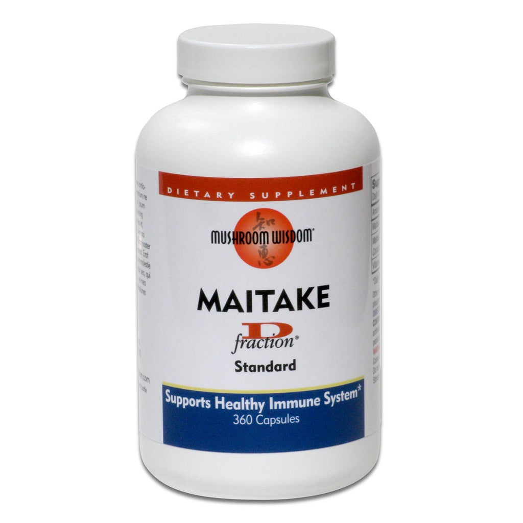Mushroom Wisdom MAITAKE D-fraction® Standard, 360 Capsules