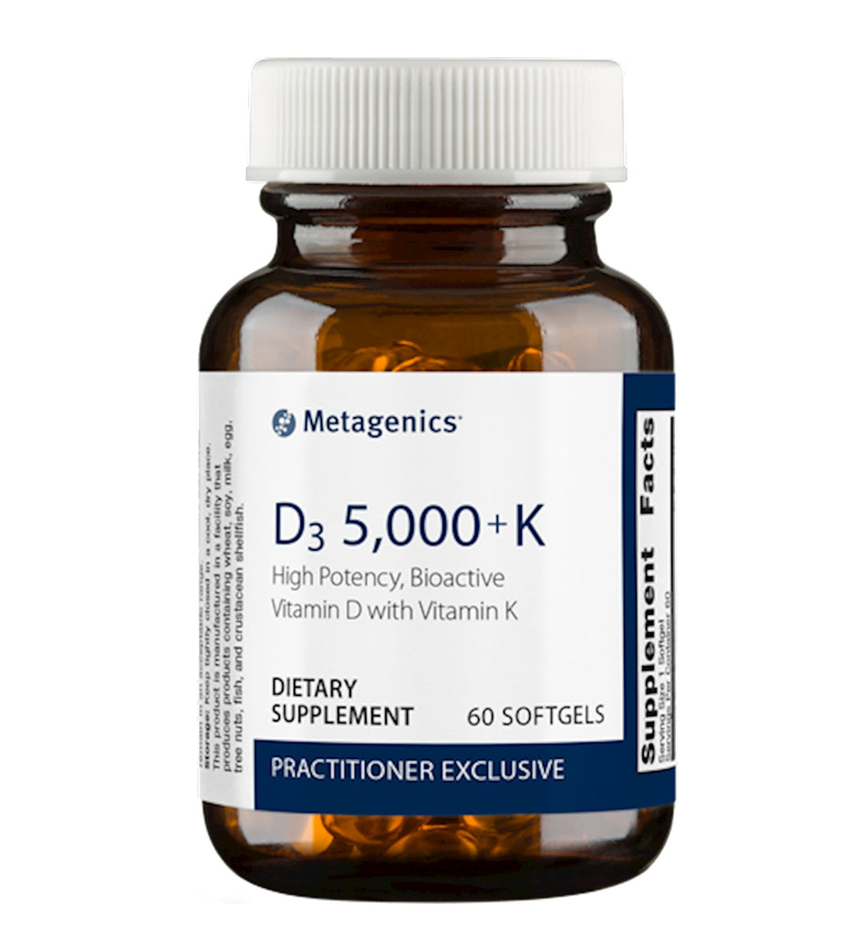 D3 5,000 + K 60 softgels